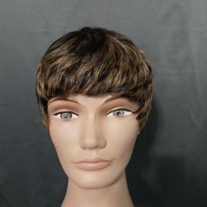 Short Brown Wig for Women